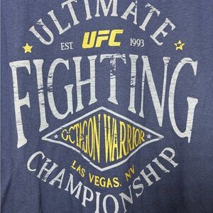UFC Official Shirt in Navy with White Highlights
